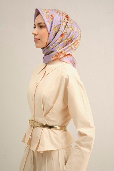 Armine Φουλάρι με σχέδιο από καθαρό μεταξωτό Twill 9347- 50