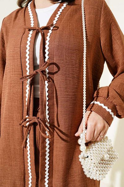 YILMAZBARMAZ Women's Zigzag Detailed Double Suit