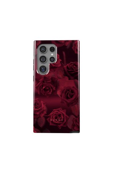 BURGA Phone Case Samsung Galaxy S24 ultra Hybrid 2 Layer Hard Shell Silicone Protective, Scratch Resistant
