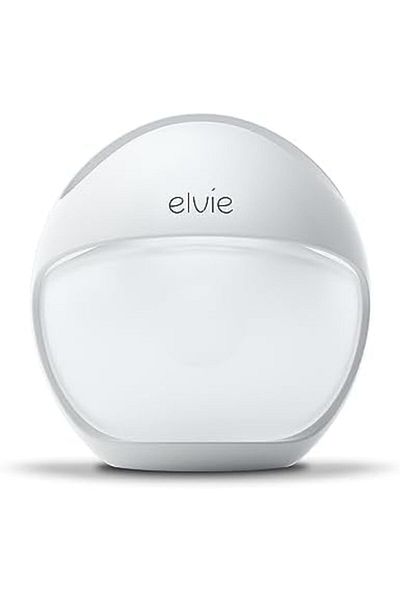 Elvie مضخة الثدي اليدوية القابلة للارتداء من إلفي كيرف | مضخة سيليكون محمولة مقاومة للركل، تعمل بدون استخدام اليدين، ويمكن ارتداؤها