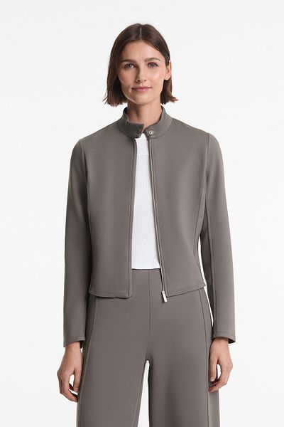 Oysho Brushed Neoprene-effect Jacket