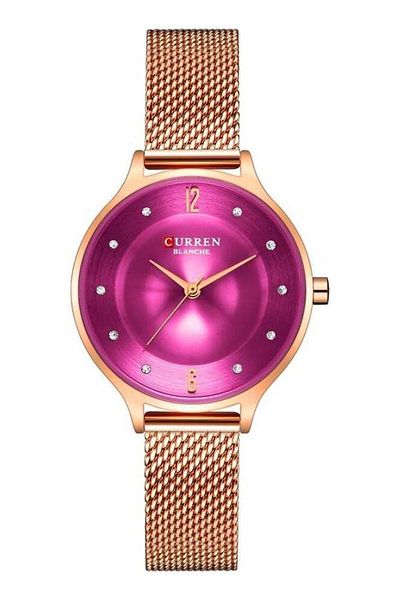 Curren 9036 Beautiful Analog Quartz Wrist Watch for Ladies Pink