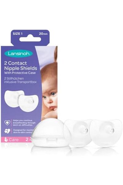 Lansinoh Contact Nipple Shields, 20mm