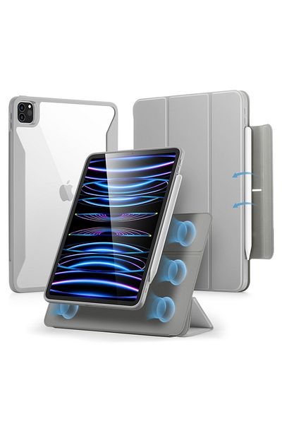 ESR Husă pentru iPad Pro 11", tip carte, Rebound Hybrid ESR - Gri