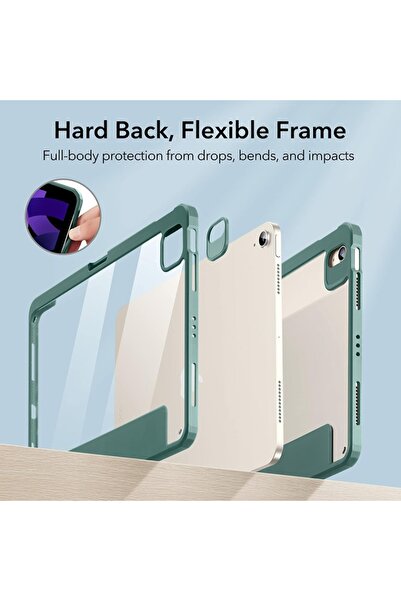 ESR Θήκη για iPad Pro 11" 2021 / Air 4 / 5, τύπου Book, Rebound Hybrid ESR - Πράσινο