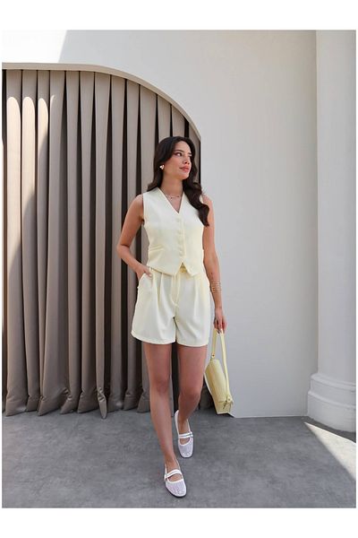 ESRAHELVACI Bermuda Shorts Vest Suit