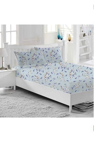 Pamuku Cotton Single Ranforce Cotton Fabric Fitted Sheet