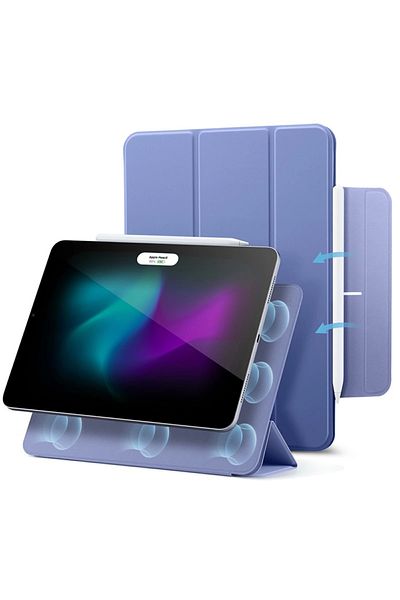 ESR Husă pentru iPad Air 13 (2024) / Air 13 (2025), tip carte, cu funda magnetică Rebound ESR - violet