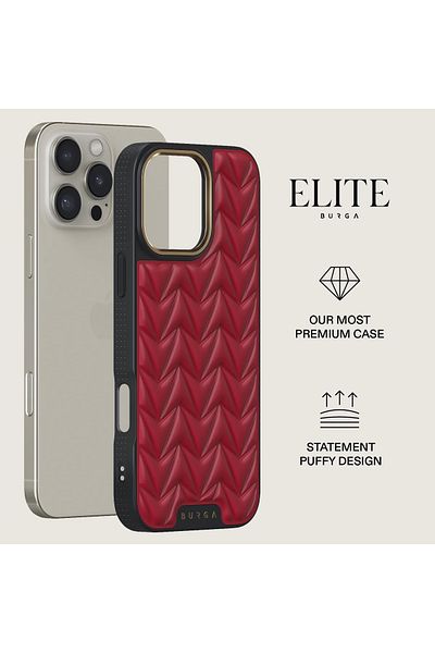 BURGA iPhone 16 Pro Ultra-Soft Material Bouncy Texture,CloudGuard Absorption,Lightweight Build,Protection