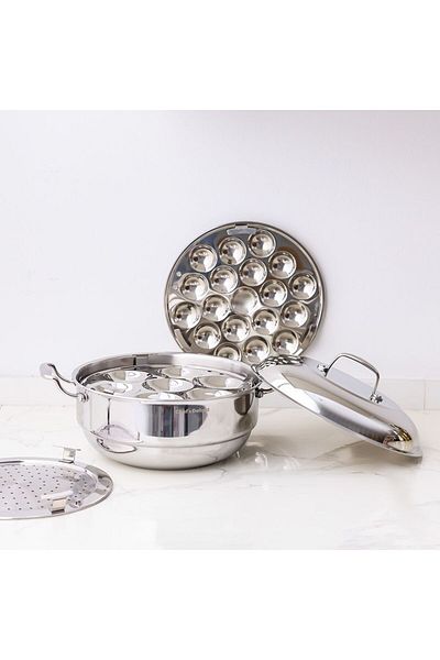 Danube Home Chef's Delight Triply Multi Kadhai-27 Cm