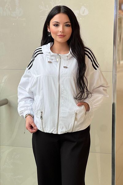 On Fashion Zipper Detailed Hooded Parachute Fabric Coat