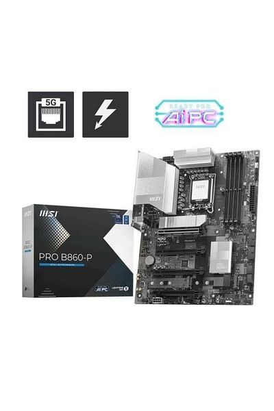 MSI Pro B860-P Ddr5 Hdmi-Dp Pcie 5.0 1851P Atx