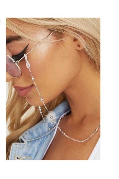 Tina Wear Copy - Handmade Tiny Ball Model Chain Glasses Strap and Sunglasses Accessory - 96169