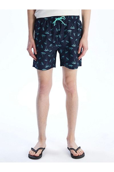 LC Waikiki Ανδρικό μαγιό με μοτίβο Navy Blue Short
