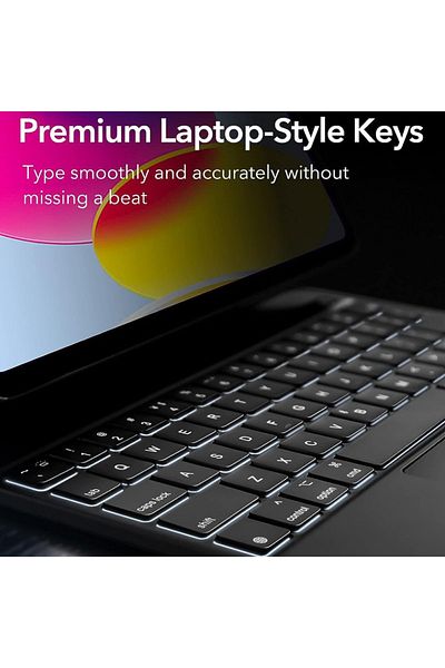 ESR Husă pentru iPad 10 (2022) 10.9 / 11 (2025), tip carte, Rebound Magnetic ESR - Negru