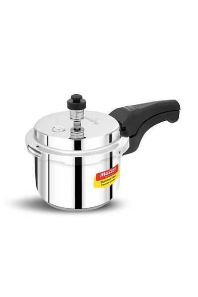 Danube Home Master Stainless Steel Outer Lid Pressure Cooker-1.5 L