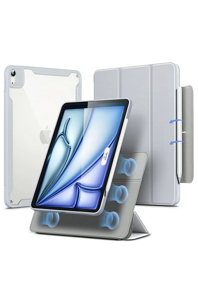 ESR Husă pentru iPad Air 4 2020 / Air 5 2022 / Air 11 2024 / Air 11 2025, tip carte, hibridă ESR - gri