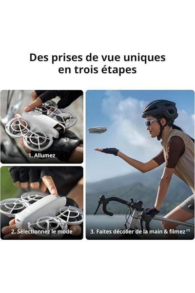 DJI Neo Fly More Combo, 4K UHD Camera Drone, 135g, AI Subject Tracking, QuickShots, Stabilized Video