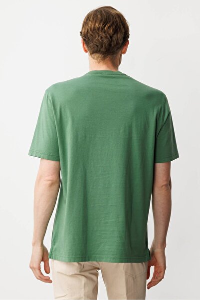 Desen Triko Ανδρικό μπλουζάκι με λαιμόκοψη A.Green