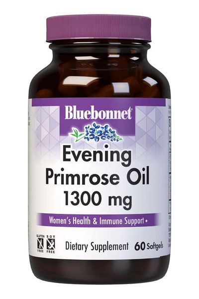 Bluebonnet Nutrition Blue Bonnet 1300 Mg Evening Primrose Oil, 60 Count