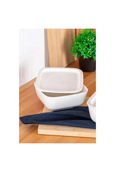 ACAR 16.5 cm Bianco Perla Square Bowl - Mst083