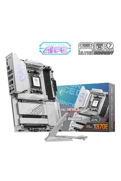 MSI MPG X870e EDGE TI WIFI7 DDR5 RGB HDMI-DP USBC PCIE 5.0 AM5 ATX