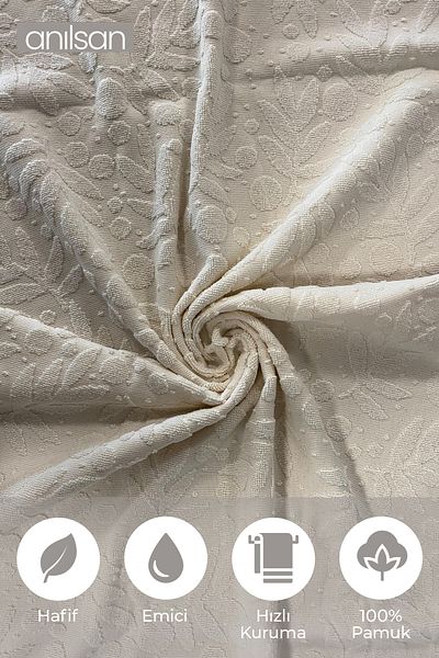 Anılsan Πετσέτες μπάνιου Lera 2 συσκευασιών - 70x140 cm, 570gr, 100% βαμβάκι, πετσέτες σπα και ξενοδοχείου, κατάλληλες για καθημερινή χρήση