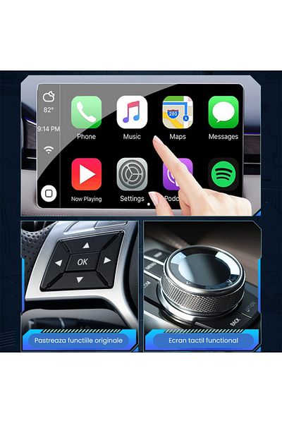 HASEPE Carplay and Android Auto Wireless Modulator HASEPEPE2, Smart USB car play, automatic reconnection