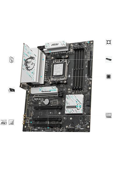 MSI B850 Gaming Plus Wifi Am5 Ddr5 8200Mhz(Oc) Dp 3X M.2 USB 10Gbs 5g Lan Wifi 7 Atx