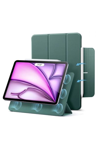 ESR Case for iPad Pro 12.9 2020/2021/2022 / Air 13 2024 / Air 13 2025, Book type, Magnetic ESR - Green