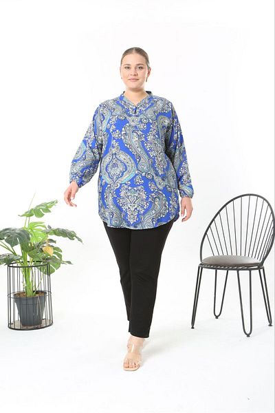 volkitolki Woven Viscose Cotton Fabric Relaxed Fit Tunic