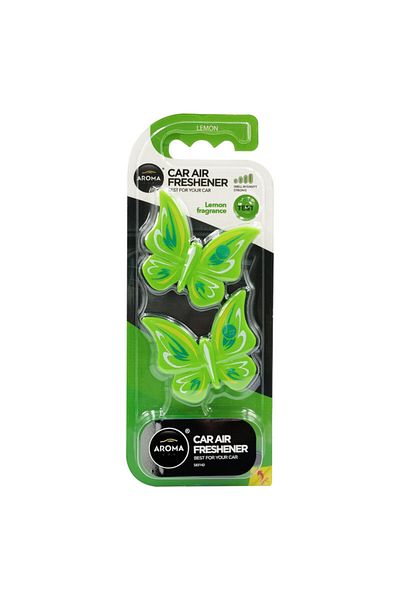Aroma Car Air Freshener Lemon Fragrance - Stylish & Long-Lasting Car Vent Perfume