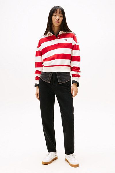 Tommy Hilfiger Women's Th Mom Jeans - Black