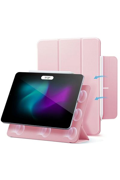ESR Case for iPad Pro 12.9 2020/2021/2022 / Air 13 2024 / Air 13 2025, Book type, Magnetic ESR - Pink