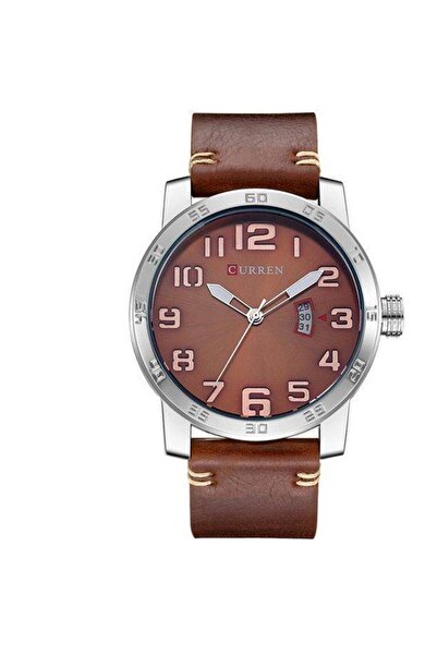 Curren - Ceas bărbătesc Bullet maro închis