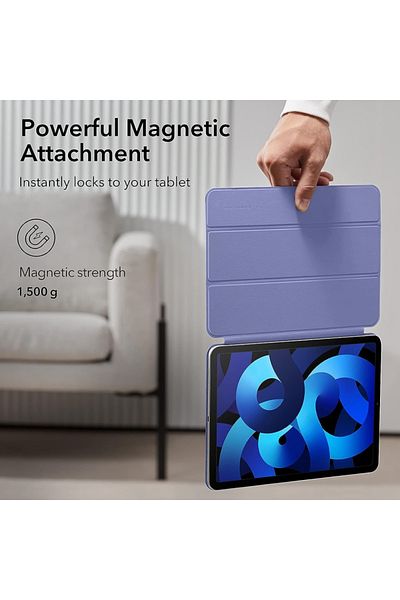 ESR Husă pentru iPad Pro 11 2018 / Air 4 / 5 / 11 (2020/2022/2024), tip carte, cu recul magnetic ESR - violet