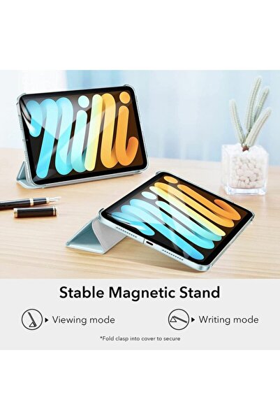 ESR Husă pentru iPad mini 6 (2021) / mini 7 (2024), tip carte, Ascend Trifold - Albastră
