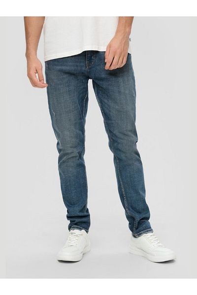 QS by s.Oliver Shawn men's jeans with regular fit and mid-rise, QS by s.Oliver