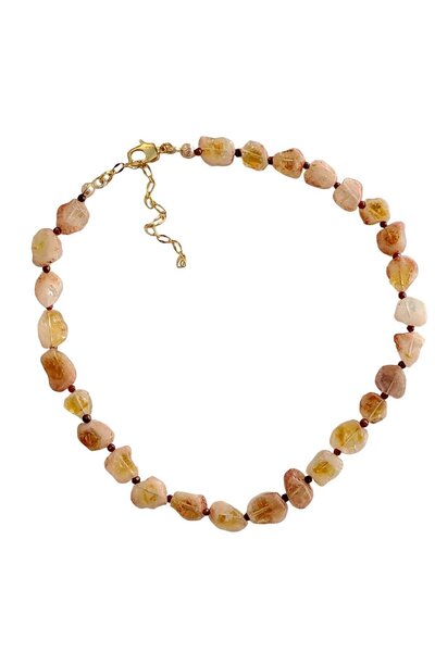 CAL'S Citrine Natural Stone Necklace