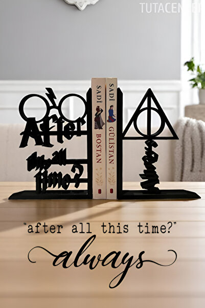 TUTACENTER Harry Potter Kitap Desteği / Dekoratif Kitaplık Desteği ( After Th...