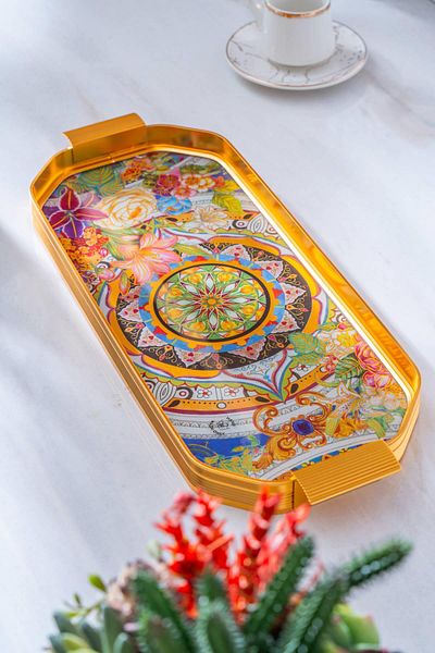 ACAR Frenze Oval Glass Tray