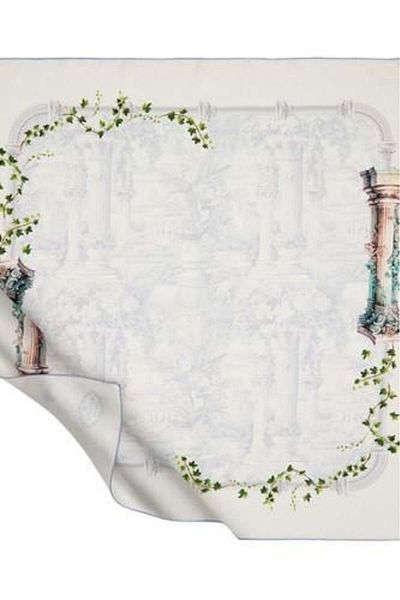 ipekevi İpekevi 1330 Juliet's Garden Tivil Silk Scarf