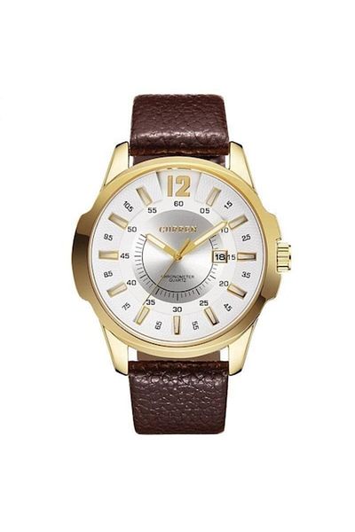 Curren Men's Curren T-Wave Watch, Brown, White