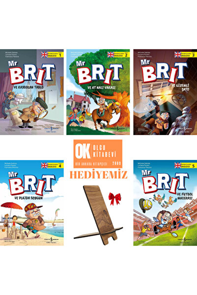 TÜRKİYE İŞ BANKASI KÜLTÜR YAYINLARI Bulmacalarla İngilizce / Mr Brit ve Macer...