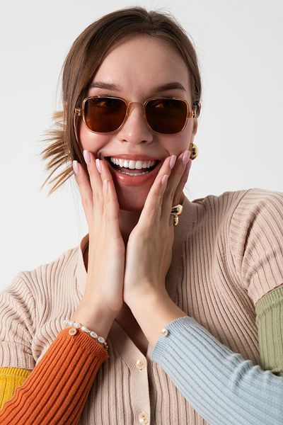 Aqua Di Polo 1987 Portofino Brown Women's Rectangular Sunglasses Apso001703--50 Ekartman