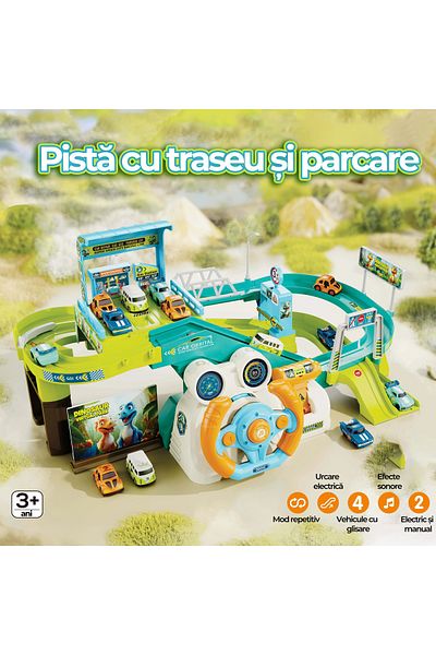 Pitikot Pitikot® car set with steering wheel and gear lever, toy with sounds and lights
