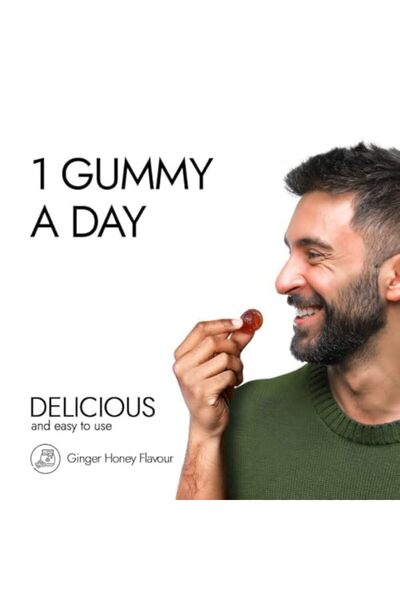 KAPİVA علكة كابيفا هيمالايا شيلاجيت/شيلاجيت (30 قطعة) | نكهة العسل والزنجبيل