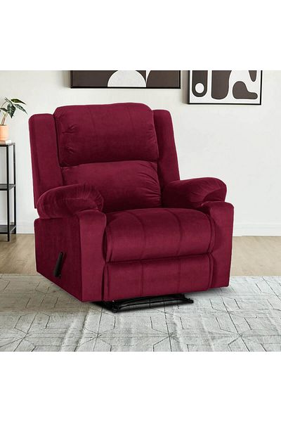 Lazy Vibes Heaven | Velvet Rocking Recliner Chair