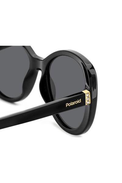 Polaroid Ochelari de soare pentru femei Pld 4154 S/x 807/m9, negri, fluture, 55 mm