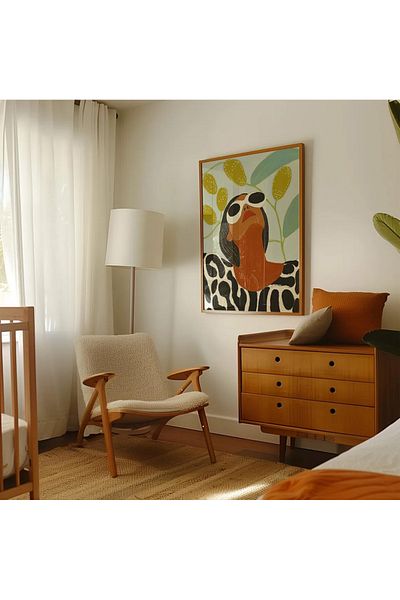 Dekorsiahome One Piece Wooden Frame Living Room Hall Kitchen Table Tk0616
